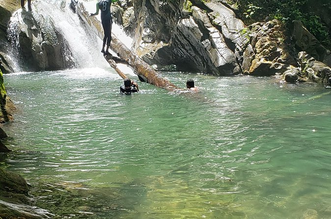 Aripo Waterfall Adventure - What to do once you reach the falls, swim, rest, and enjoy the calm