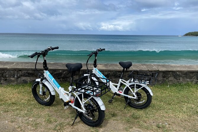 Breeze Through Tobago on an E-bike - Safety briefing and helmet: how they set you up to feel in control
