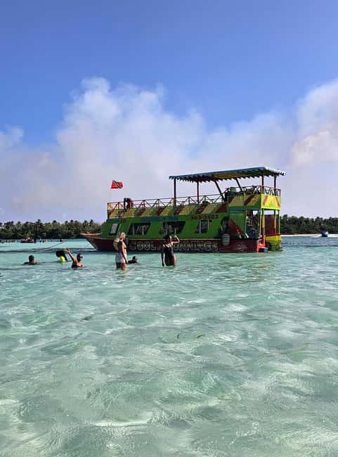 Tobago: Buccoo Reef and Nylon Pool Boat Tour with Transfer - No Man’s Land Stop: Food and Drinks With a Beach-Day Mood