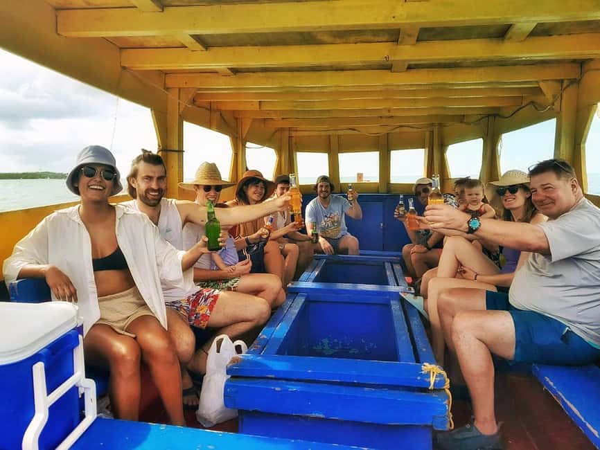 Tobago: Coral Reef Boat Tour with BBQ and Transfer - Glass-bottom boat at Buccoo Beach, where the day kicks off