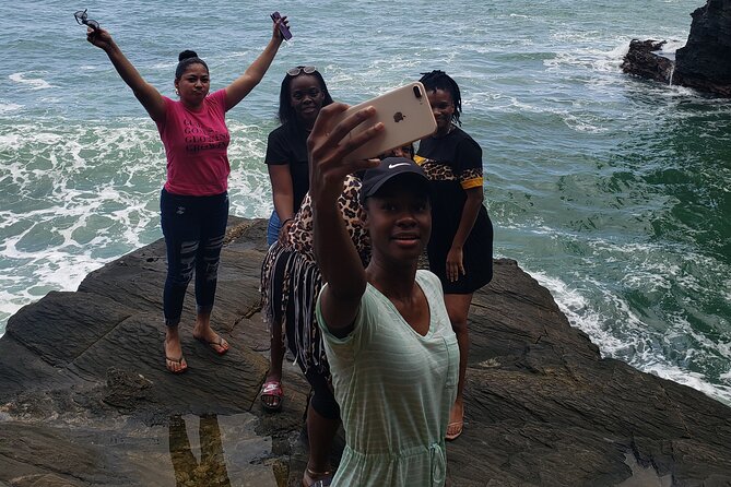 Trinidad True North Coast Excursion - Tyrico Bay, also called Indian Bay: beach cooking with loud music